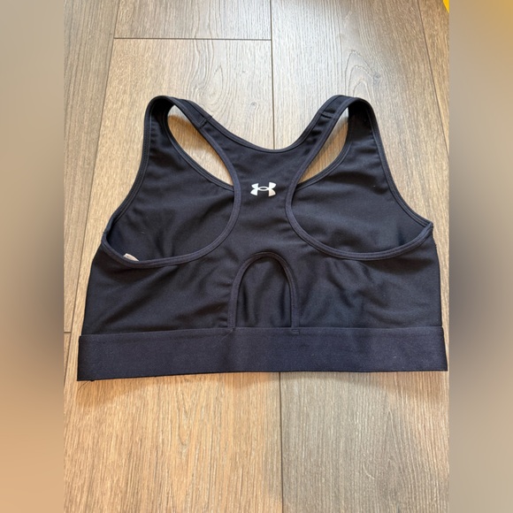 Under Armour Black Crossback Mid Sports Bra - Picture 7 of 10